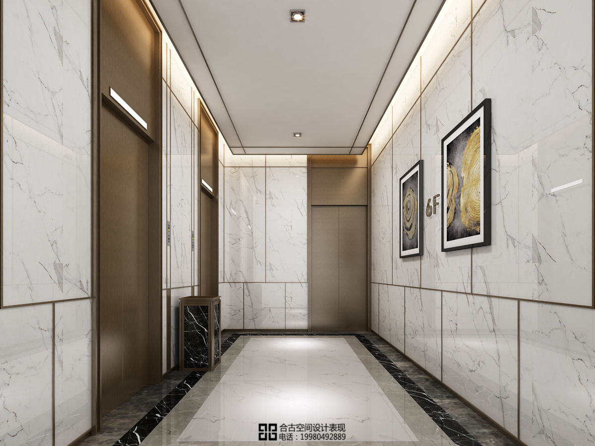 电梯门厅|空间|家装设计|茹雪15375147123 - 原创作品 - 站酷 (ZCOOL)